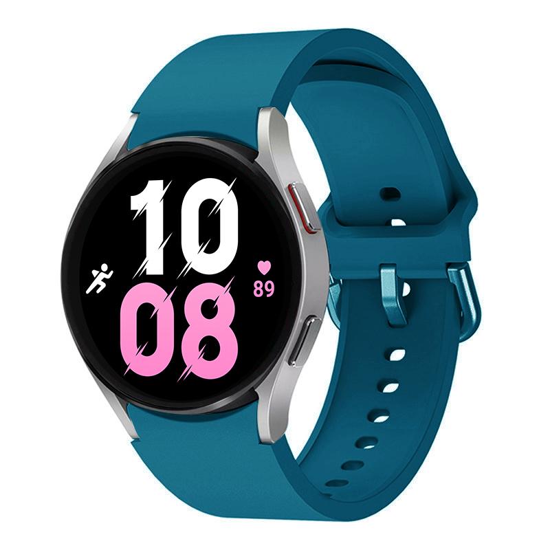 

Original Strap For Samsung Galaxy Watch 4/5/6 classic 47mm 43mm 44mm 40mm No Gaps Silicone Bracelet Galaxy Watch 5 pro 45mm band Galaxy 5 Pro 45mm