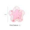 1PC Cherry Blossom Coaster Tea Cup Mat Kawaii Flower Shape Placemat Heat Resistant Table Mats Mug Protector Pad Drink Cup Mat