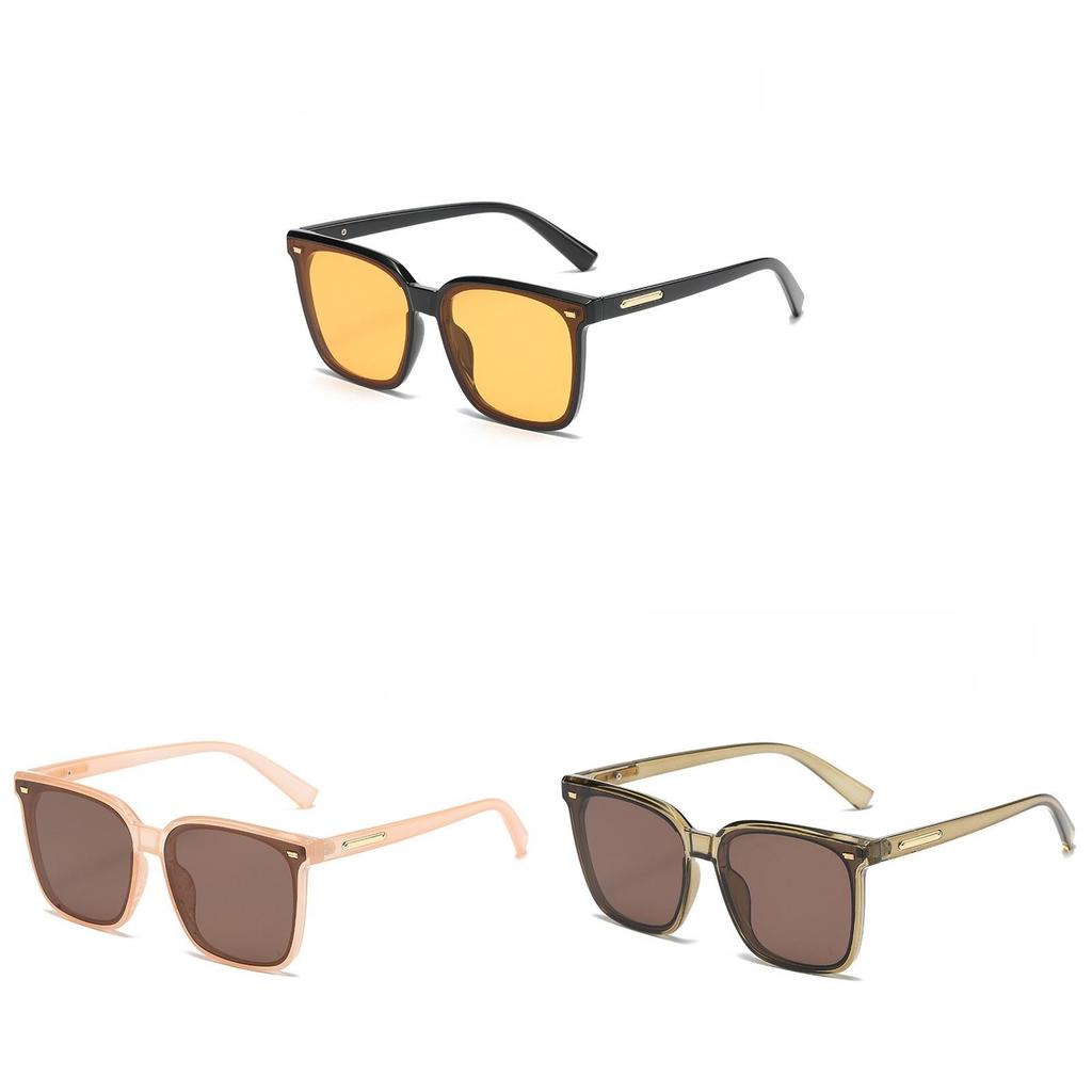 Retro Square Eyewear With Uv400 Protection For Fashion Street Style And Casual Wear