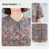 Haoyi Summer Retro Floral Chinese Style Women's Top