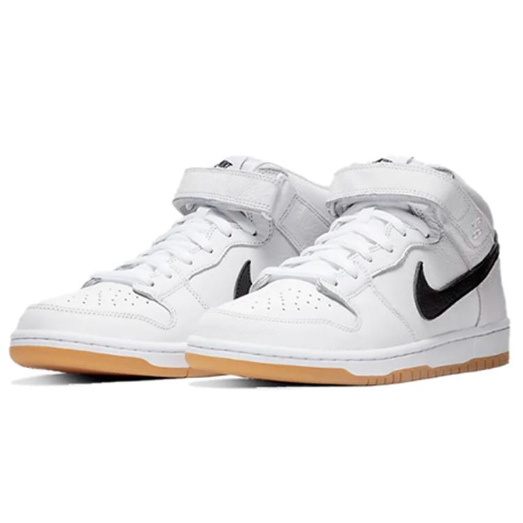 New Nike Sb Dunk Mid Orange Label White CD6754-100