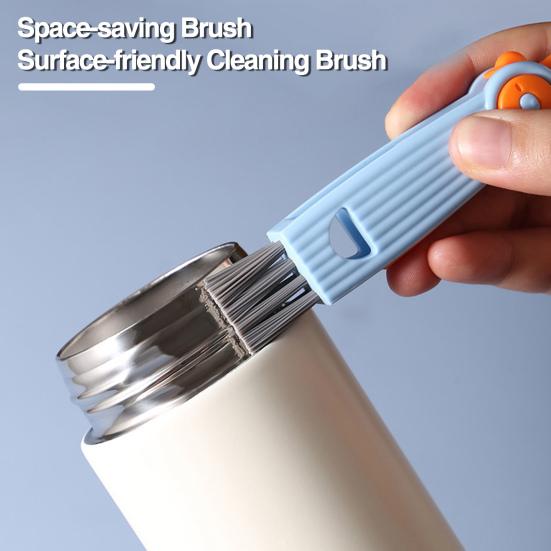 

Щетка для крышки чашки Yousheng 3-в-1 Компактная конструкция Прочные щетинки Многофункциональная щетка Gap Clean для эффективной уборки красный