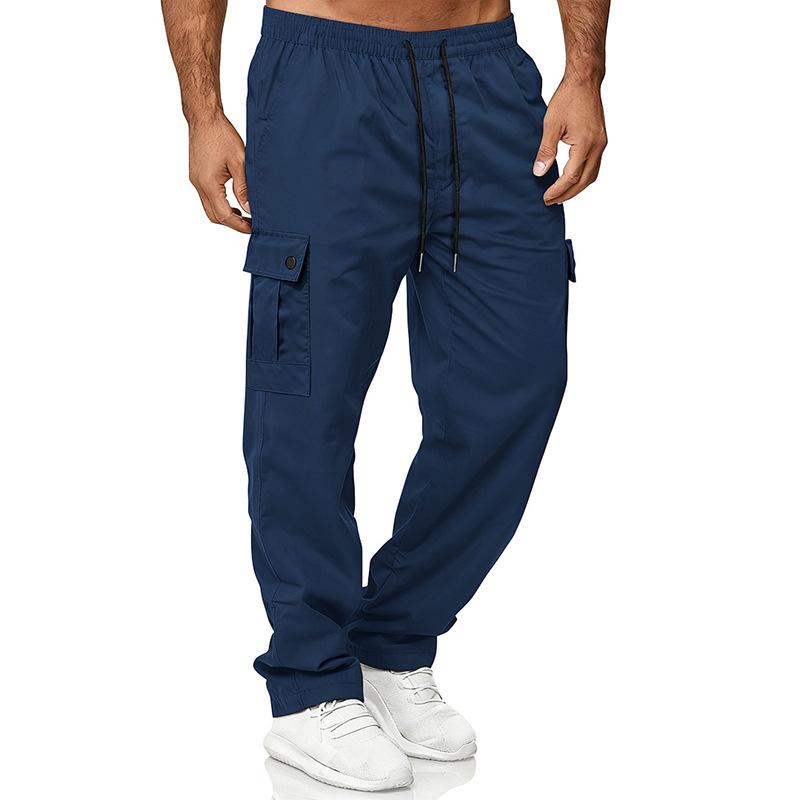 European and American Men's Casual Sports Overalls Outdoor Tactical Climbing Pants Tooling Casual Pants Men