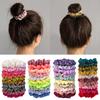 10pcs/Set Girls Hair Accessories Fabric Loop Hair Rope Headwear Hair Bands Women Hair Tie Satin Silk Scrunchies Simple Hair Tie