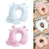 Kids Neck Support Pillow Soft Memory Foam Eye Mask and Washable Cartoon Deer Neck Pillow for Kids Adults Christmas Gift