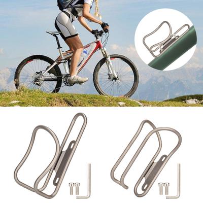 Rennrad Wasserflaschenhalter Käfig Titanlegierungen Fahrräder Flaschenhalterung Radfahren Wasserflaschenhalterung für Mountainbikes