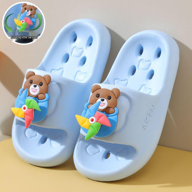 Kids' Non-slip Soft Sole Summer Sandals: Boys, Girls, Toddlers - Ideal for Home, Outdoor, Bathroom & Shower with a Breathable Hollow Design.
