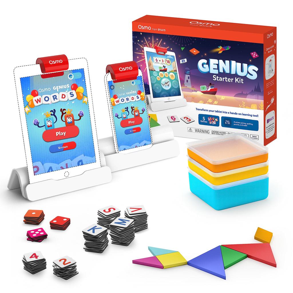 Osmo Genius Startsett for iPad (Ny verson) - Alder 6-10 - (Inkluderer Osmo-base) Parallell import