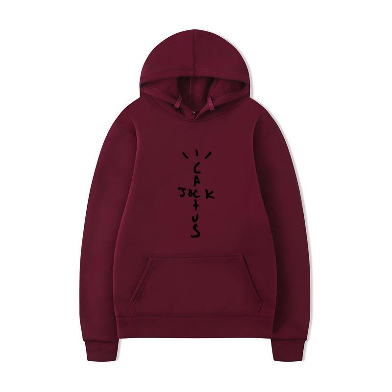 Hot Sale European and American Singer Travis Scott Casual Hooded Sweater Couple Hoodie