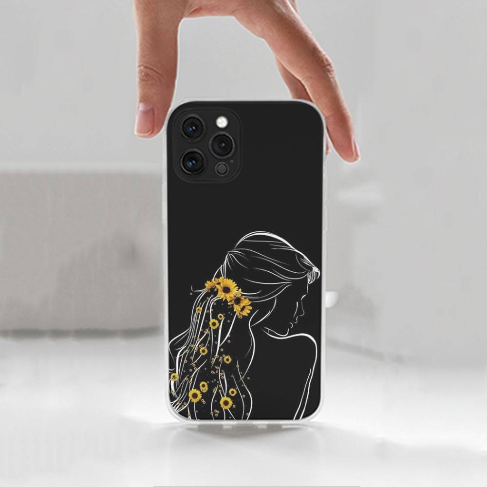 Art Sexy Body Woman Case For iPhone 15,11,12,13,16,14,17,Pro,Max,Plus,SE,Mini,X,XS,XR, Transparent Soft Silicone