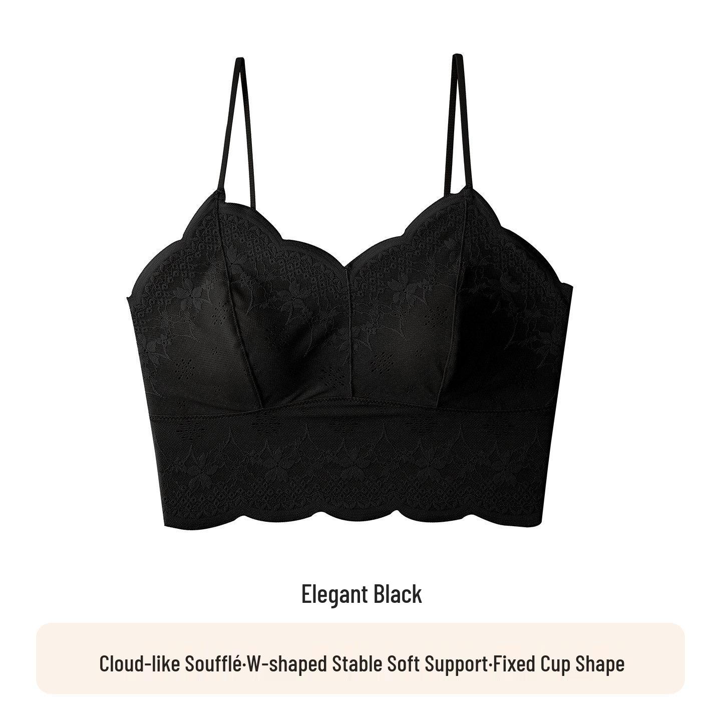 Women s Lace V-neck Camisole with Built-in Bra Pads - Sleeveless One-Piece Top L (Weight 105-130 lbs)