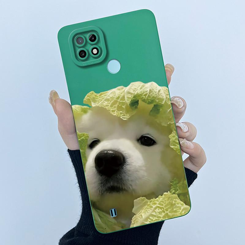 For Realme C21 RMX3201 / C21Y RMX3261 RMX3263 C25Y Phone Case Coque Soft Silicone Sweet Painted Girls Lovely Printed Back Cover