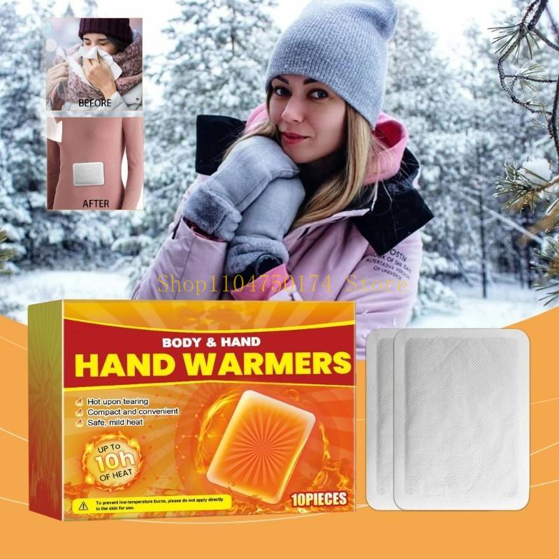 Hand Warmer Pads for Cold Hand Relief, 10Hour Heat, Thin and Comfortable Hand Warmers Heat Pads 10PCS Bag top sale