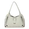 Fashionable Hasp PU Sweet Large Capacity Shoulder Bags for Women 2026 High Quality Rivets Sense of Luxury Commute Style Tote Bag