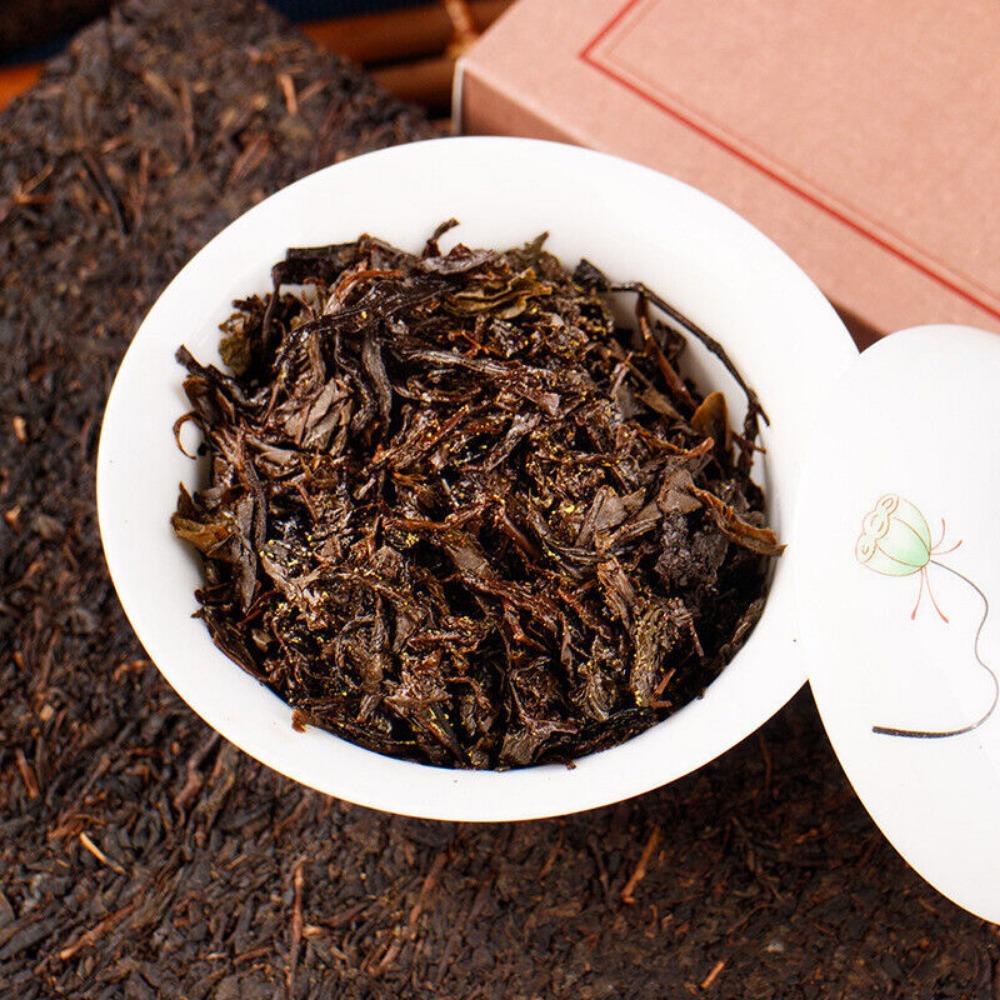 1kg Anhua Black Tea Jinhua Handmade Fu Brick Tea Tianjian Raw Material Black Tea