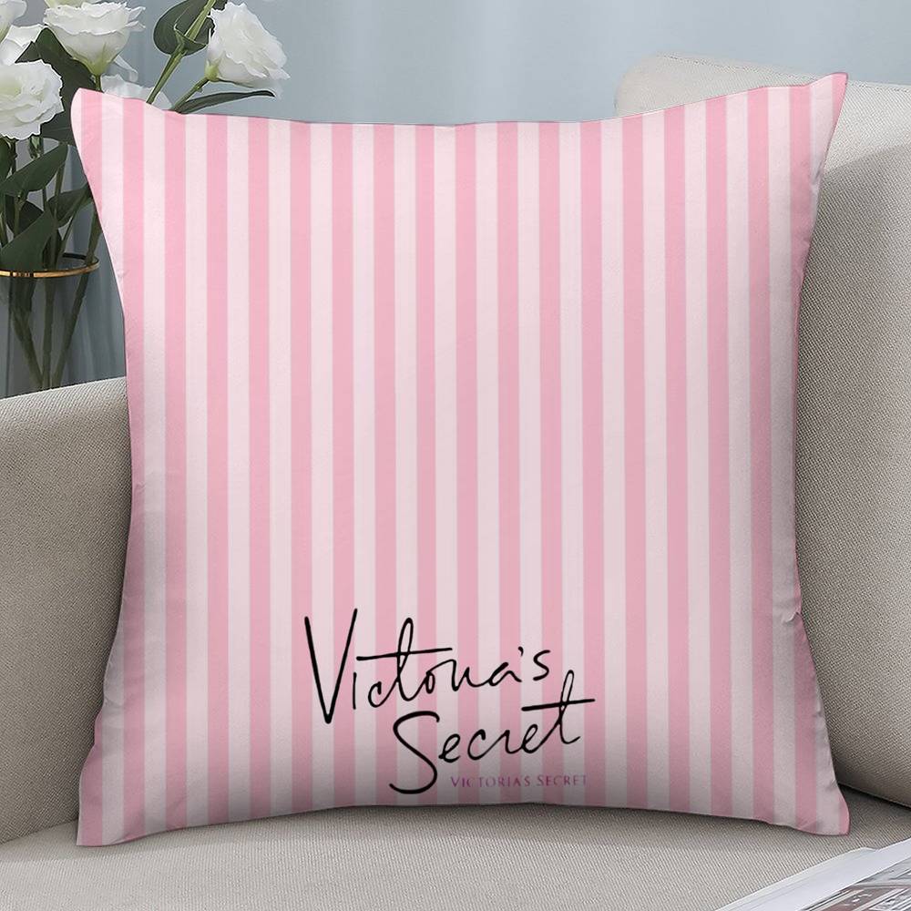 Modă V-Victorias Girl Față de pernă Pluș scurt Imprimare față-verso Pătrată Huse de pernă decorative pentru canapea acasă