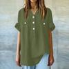 Women's Fashion Loose Casual Summer V-neck Short Sleeve T-shirt