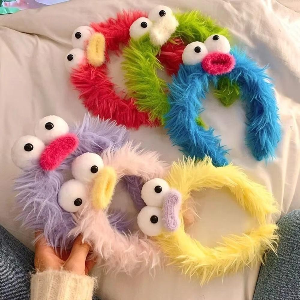 Colorful Cosplay Hairband Plush Funny Hair Hoop Creative Headband