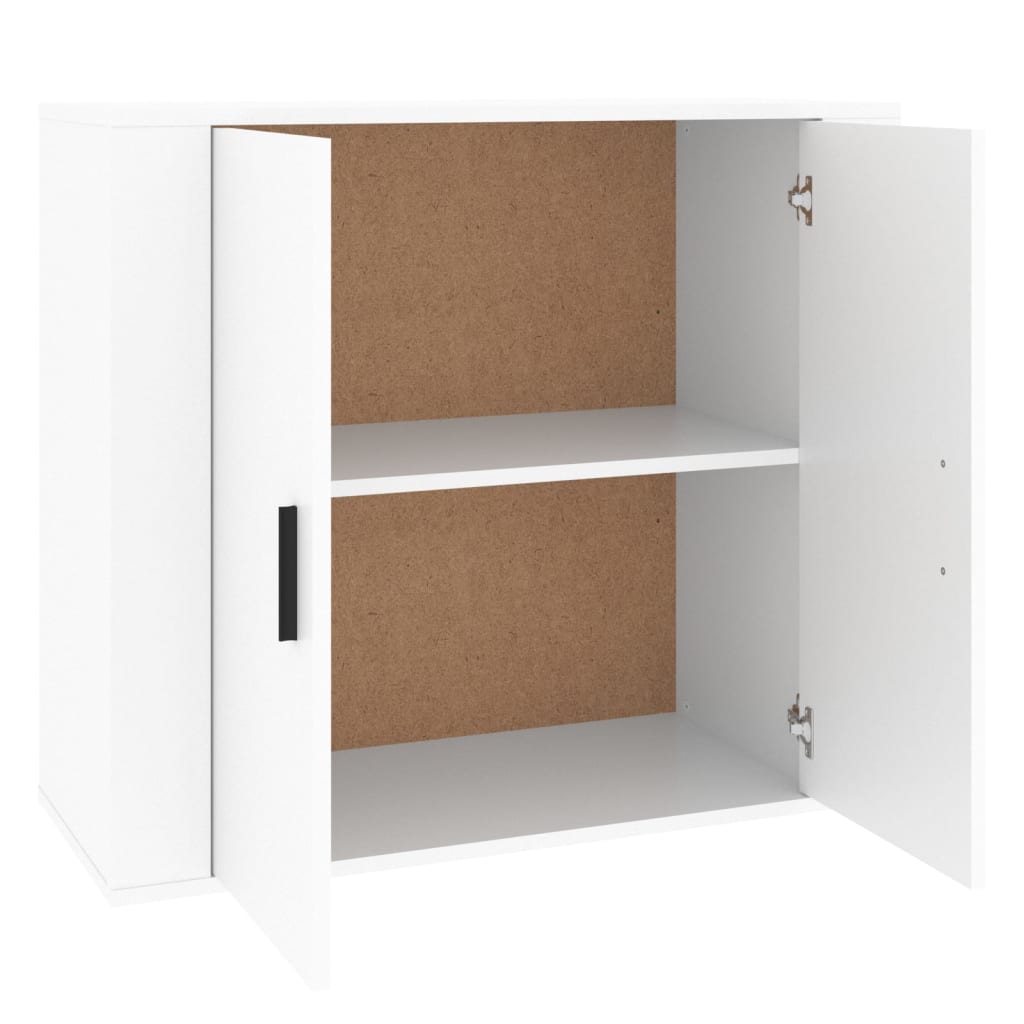 White Sideboard 80 x 33 x 70 cm Engineered Wood