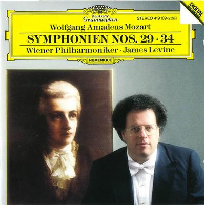 CD WOLFGANG AMADEUS MOZART, WIENER PHI - Symphonien Nos. 29 ? 34 4191892 Deutsche Grammo 1986 Germany Classical Used