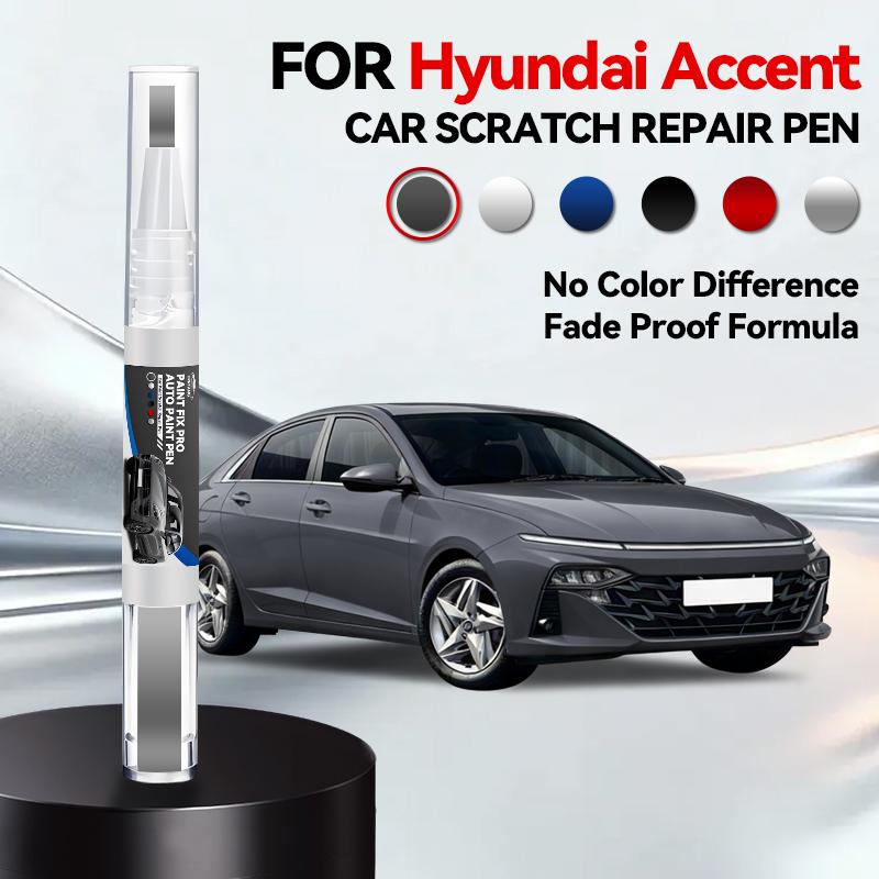 

Purpose Vehicle For Hyundai Accent 2000-2025 MC RB HY XP Paint Repair Pen Touch Up Scratch Remover DIY Auto Accessories Black Wh