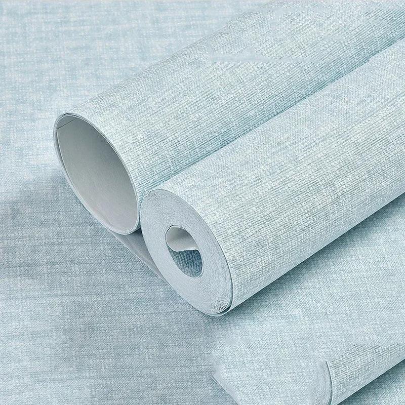 Solid Simple Modern Metallic Wallpaper Roll Cement Concrete Texture Wall Papers Bedroom Living Room Clothing Store Home Decor