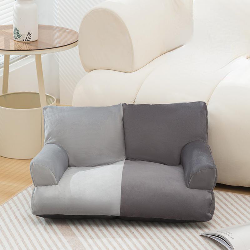 

Роскошный меховой зимний диван-гнездо для домашних животных, кошек, современный диван для щенков, маленьких животных, котят, собак, диван, подушка, постельные принадлежности, домашний питомник, Йоркшир 60X36X60CM