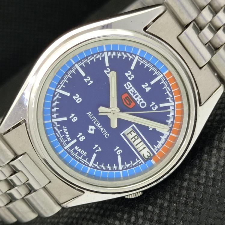 

Б/У винтажные часы SEIKO 5 AUTOMATIC 7S26A JAPAN MENS D/D BLUE WATCH 608d-a315663-2 SKU608d-a315663