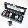 Additional Velutinous Lined Watch Storage Case Secure Metal Grip Plan For Jewelry Display And Travel