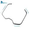 LHD RHD Car Front Rear Drain Cup Holder Real Soft Carbon Fiber Sticker For Toyota RAV4 XA50      2024 2025