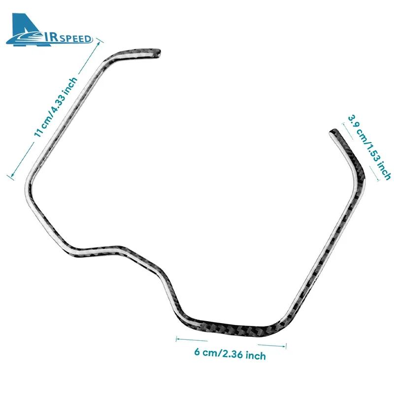 LHD RHD Car Front Rear Drain Cup Holder Real Soft Carbon Fiber Sticker For Toyota RAV4 XA50      2024 2025
