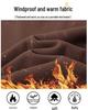 Plus-Size Men's High-End Fleece Half-Zip Stand Collar Long Sleeve Warm Winter Base Layer Shirt