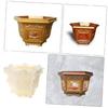 Tall Planter Mold DIY Hexagonal Flower Pot Mold Flower Container Mold for Plant