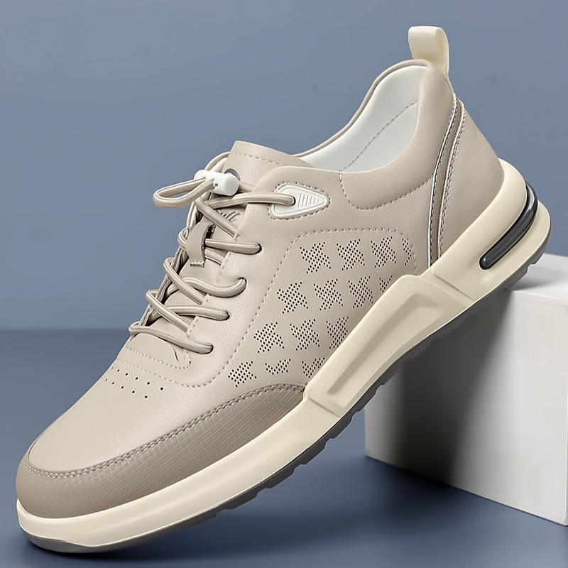 

Spring and summer new men s shoes mesh breathable casual sports little white shoes trendy men s board shoes 44