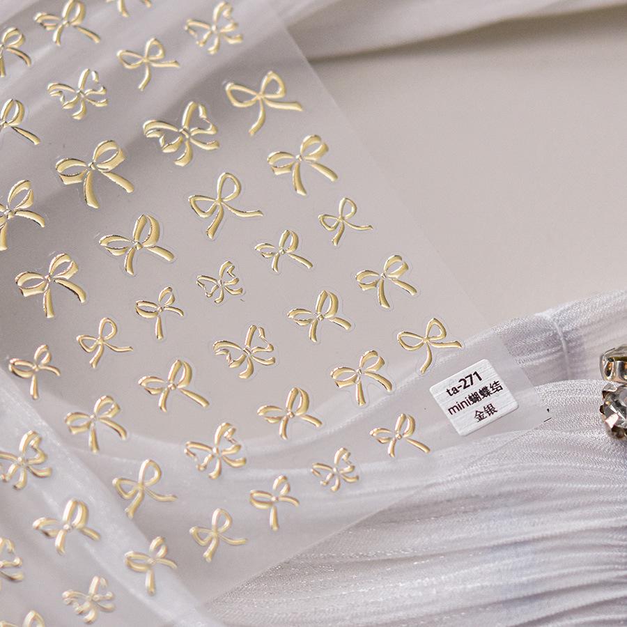 Рельефные наклейки-бантики для ногтей. Изготовление своими руками креативных декоративных — фото 6