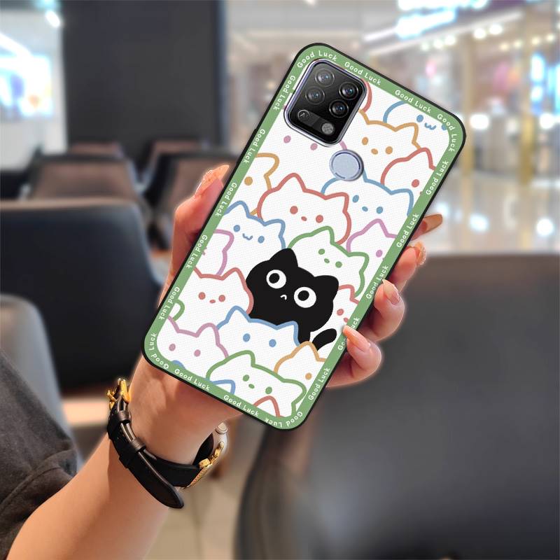 Anti-dust Silicone Phone Case For Tecno Pova/LD7 Fashion Design Cartoon Waterproof Protective Durable Back Cover Cute