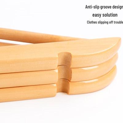 Yonglian Solid Wood Anti-slip Kids Hangers