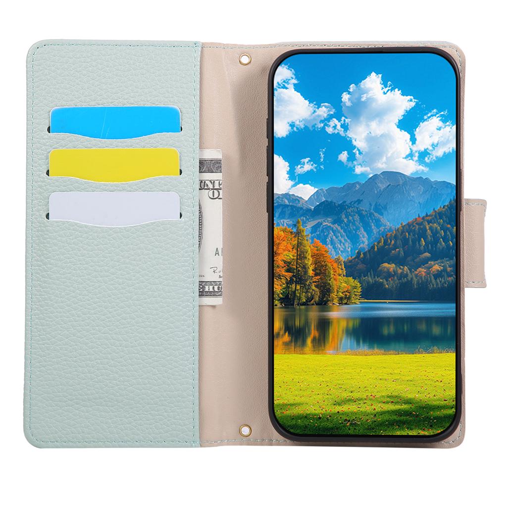For iPhone 15 Pro Max Case Zipper Wallet Color Splicing TPU PU Leather Flip Phone Cover with Strap