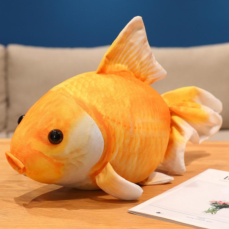 Cartoon Simulation Goldfish Doll Plush Toy Small Fish Doll Home Pillow Cushion Girl Soothing Doll