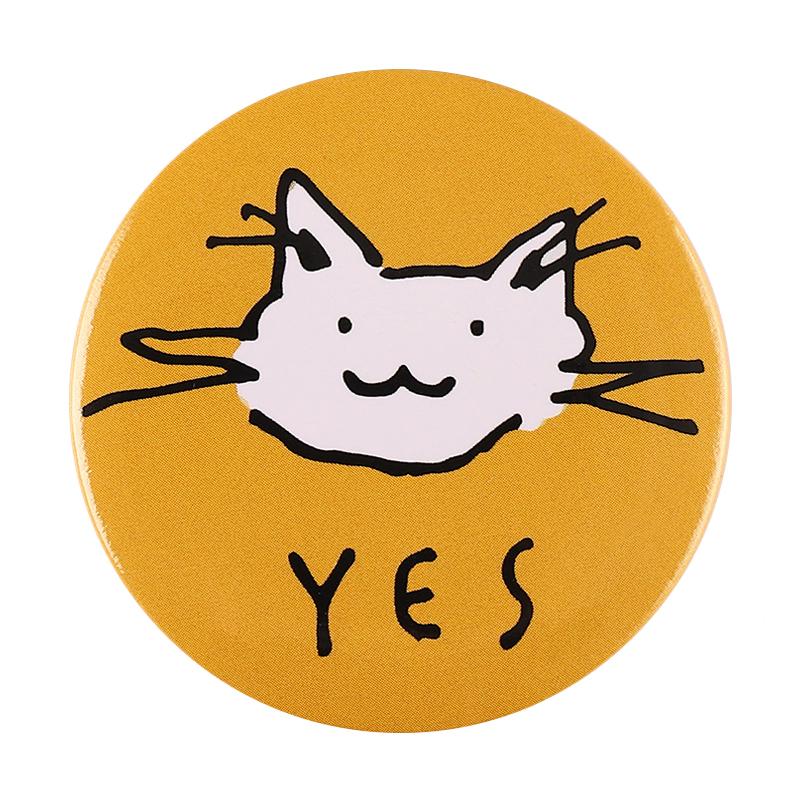 Tinplate Soft Button Pin Anime Fun Animal Goose Frog Cat Alien Cherry Brooch for Hat Bag Creative Jewelry Gift Lapel Badge 2025