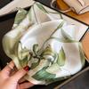 100% Silk silk Bandana Women Square Scarves Wrap Kerchief Mulberry Spring Fashion Headband Hijab Shawls Foulard Headkerchief