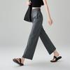 SOFSIL Women's 2026 Summer Thin Draped Wide-Leg Cropped Pants