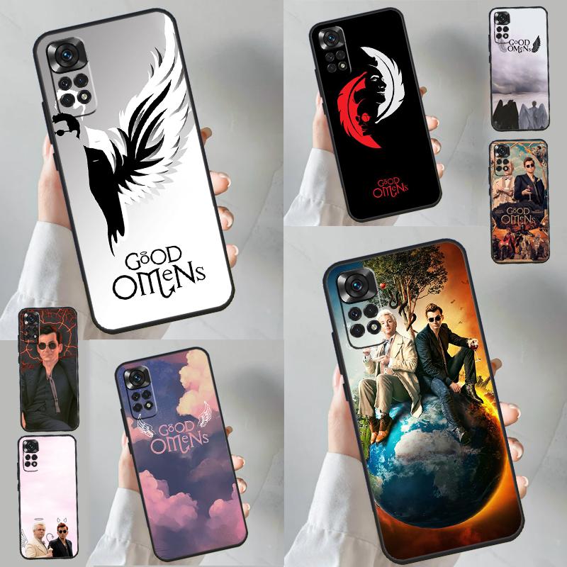 Good Omens Case For Xiaomi Redmi Note 12 10 9 11 13 Pro Plus 12S 10S 11S 9S Redmi 13C 10C 9C 12C Cover