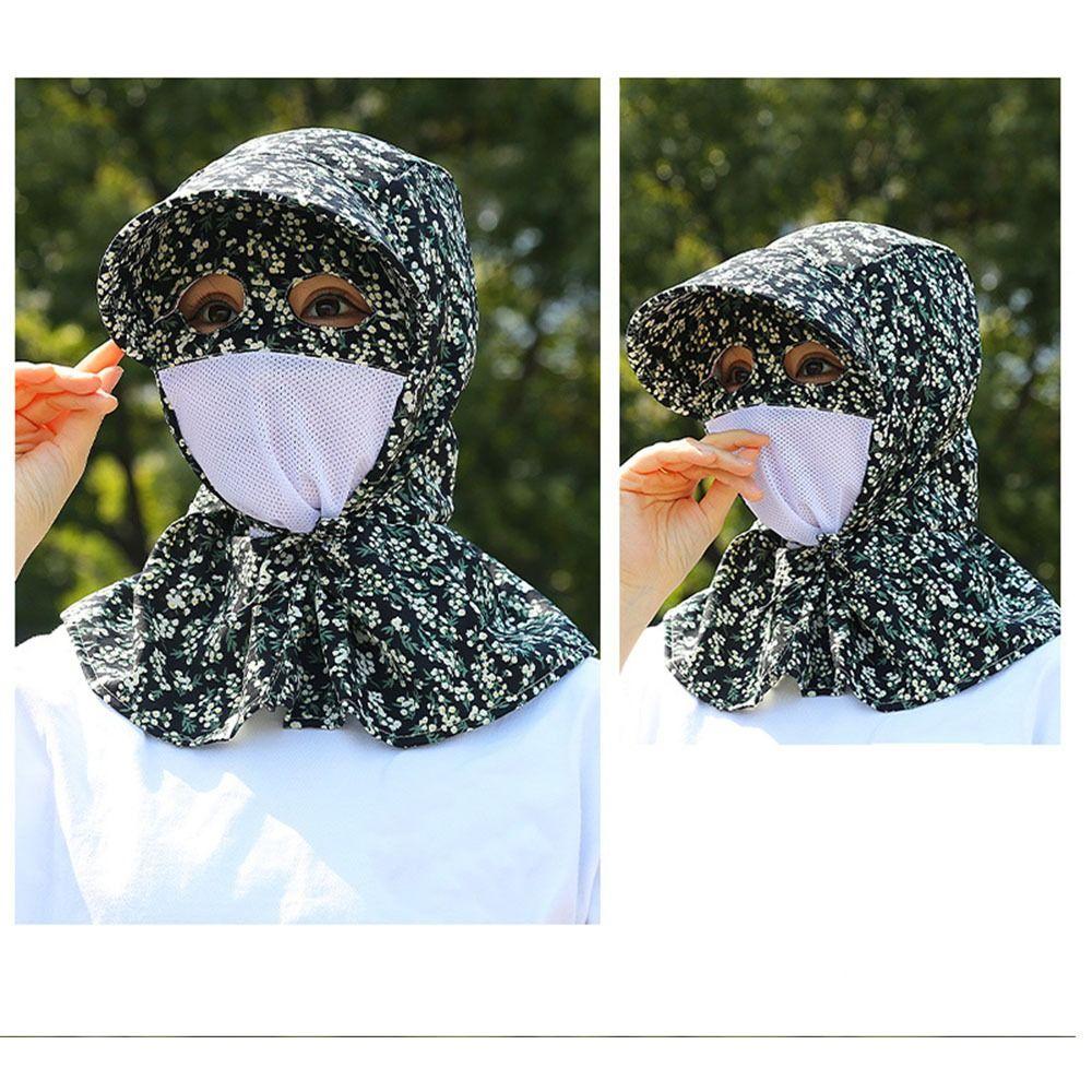 Breathable Mesh Full Wrap Sun Hat Big Brimmed Wide Brim Sunscreen Hat  Summer Season
