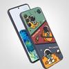 Cartoon Cute Cosmonaut Phone Case for Samsung Galaxy A55 A35 A15 A14 A13 A25 A54 A51 A71 A72 A73 A32 A52 A41 5G Soft TPU Shell