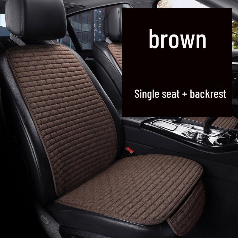 Cushion Linen Backrest Car Universal Nonslip Wearresistant Comfortable For All Seasons