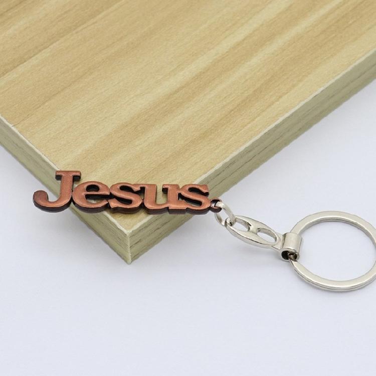 Fashionable Metal Letter/Fish/Crosses Pendant Key Rings Charm for Trendsetters