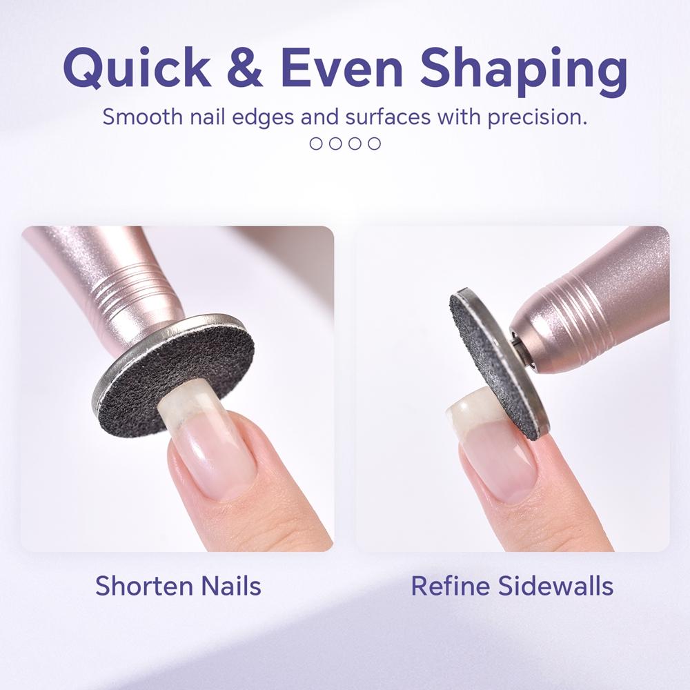 50/60 Stück Pediküre-Scheibe mit austauschbarem Schleifpapier Fuß Nagelhaut Schwielen Entfernung Nagel Schleifscheiben Bits Maniküre Feilenwerkzeug