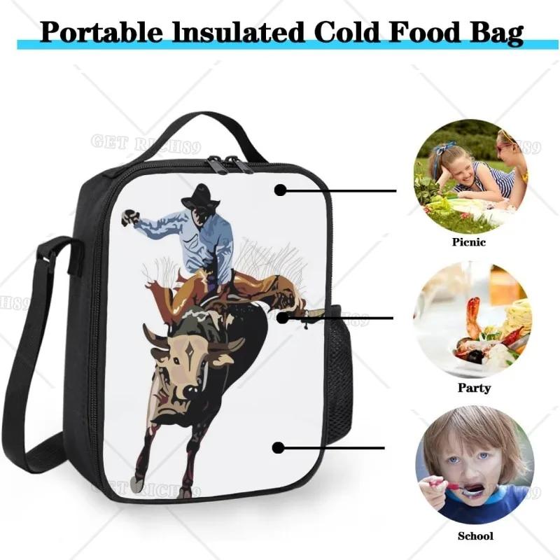 Watercolor Christmas Trees Reusable Insulated Lunch Bag for Men Women Christmas Theme Cooler Tote Boxfor Work Picnic or Travel