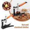 Chestnut Cutter Stainless Steel Chestnut Sheller Non Slip Handle Cracking Sheller Portable Nutcracker Chestnut Clip Kitchen Tool